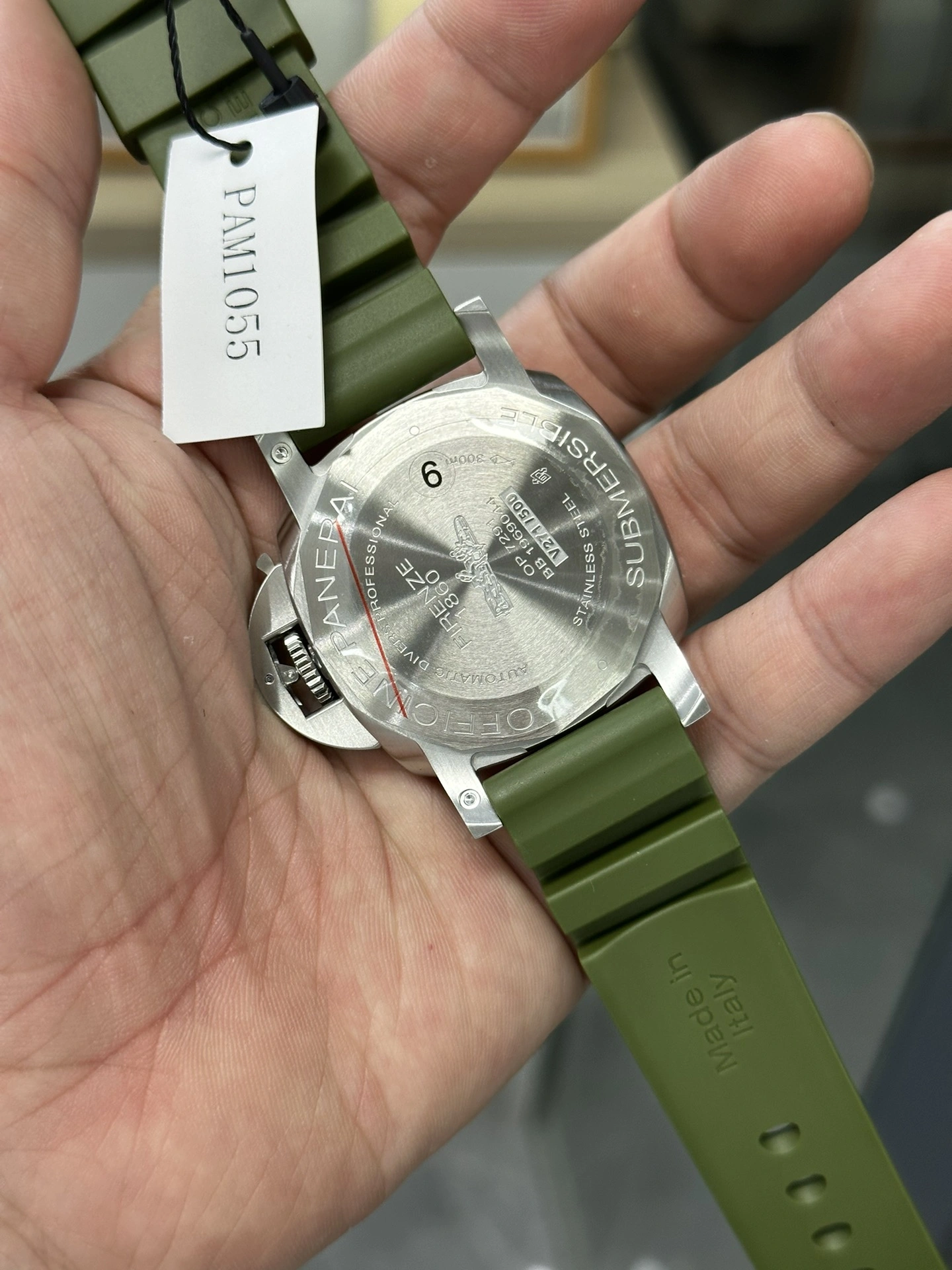 Durable CBD Factory Panerai Submersible “Verde Militare” 42mm PAM01055 1:1 Super Clone – DDP.900 Movement 398